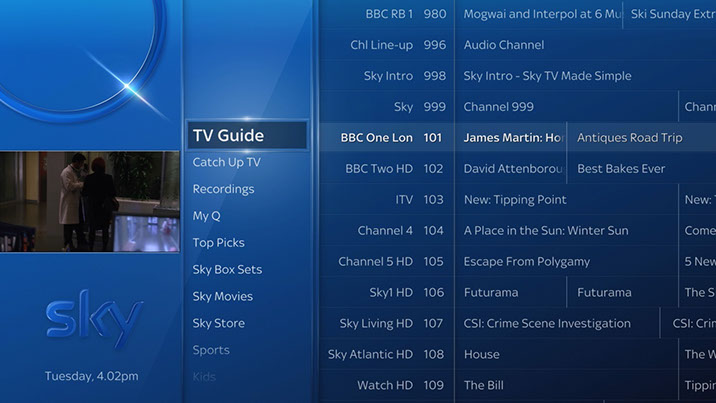 Sky Q Installation Cheltenham
